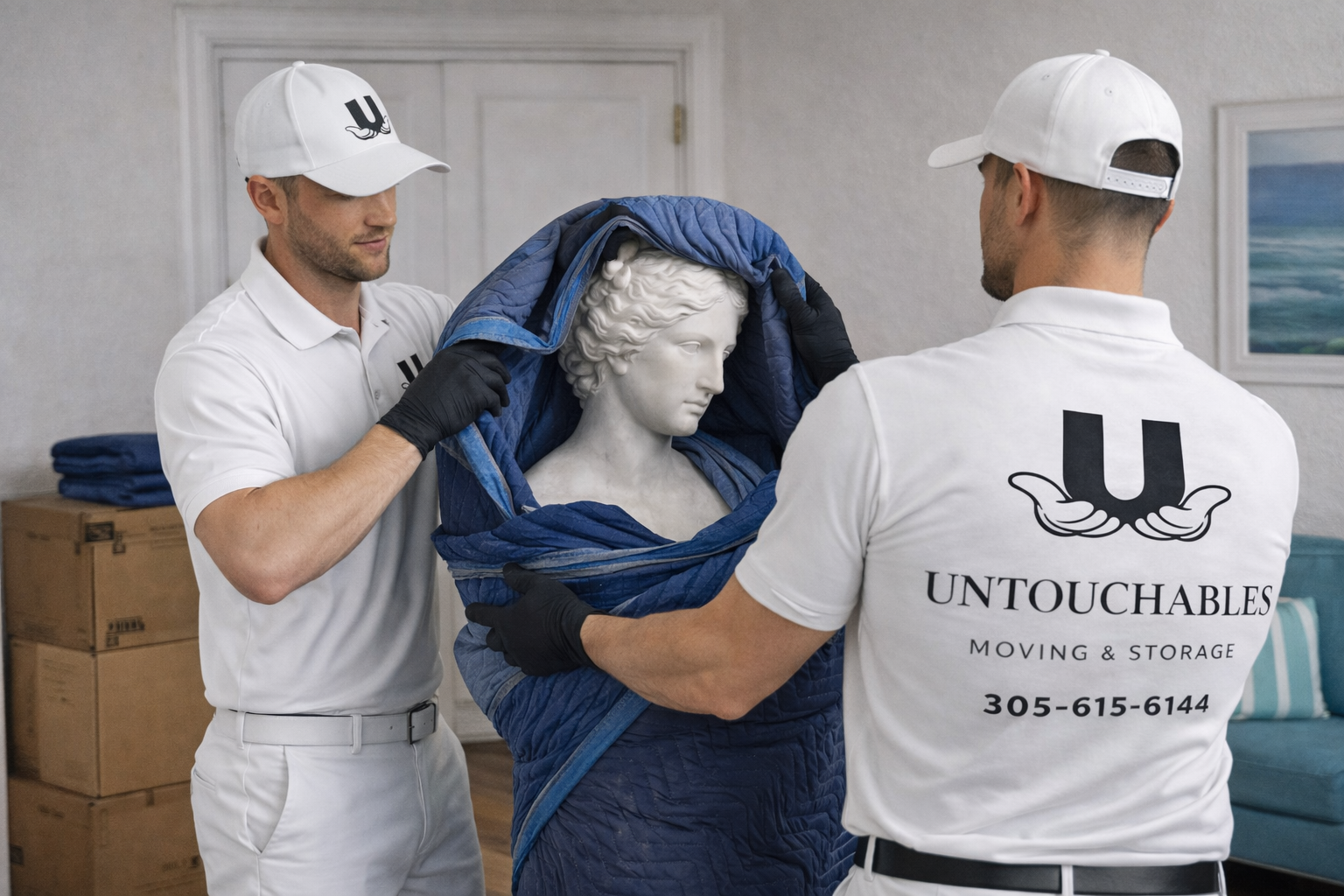 Mover protecting fragile piece